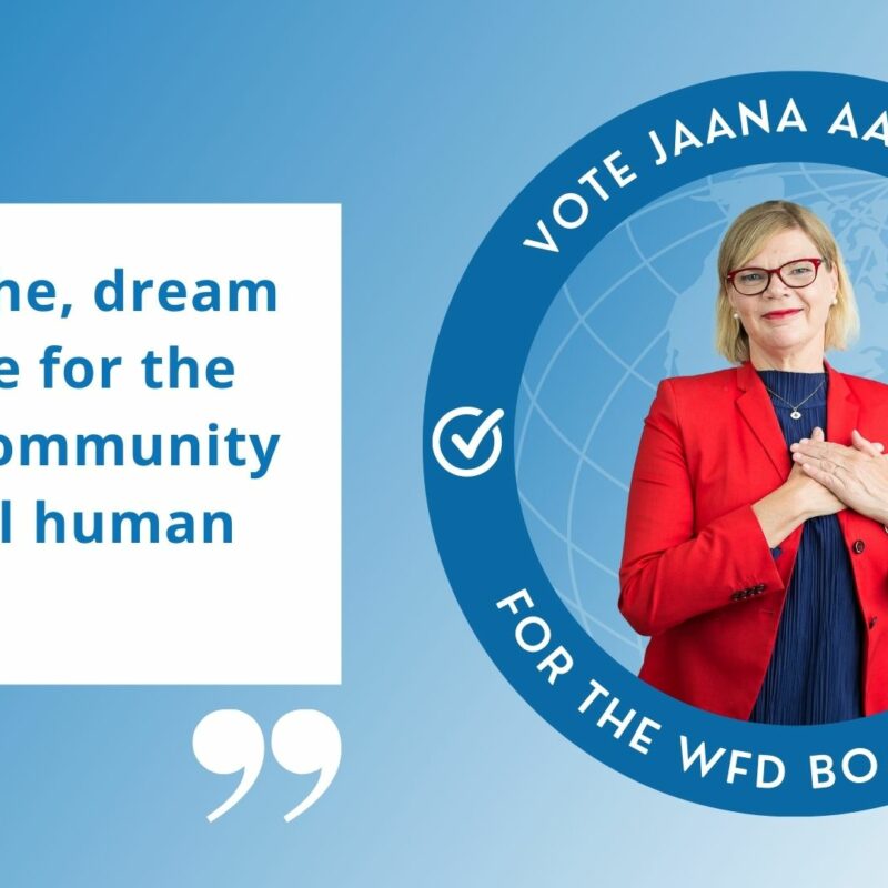 I breathe, dream and live for the Deaf Community and full human rights. Vote Jaana Aaltonen for the WFD Board 2023!