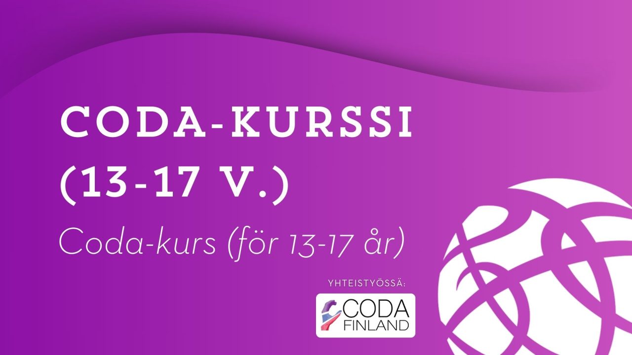 Coda-kurssi (13-17-vuotiaat)