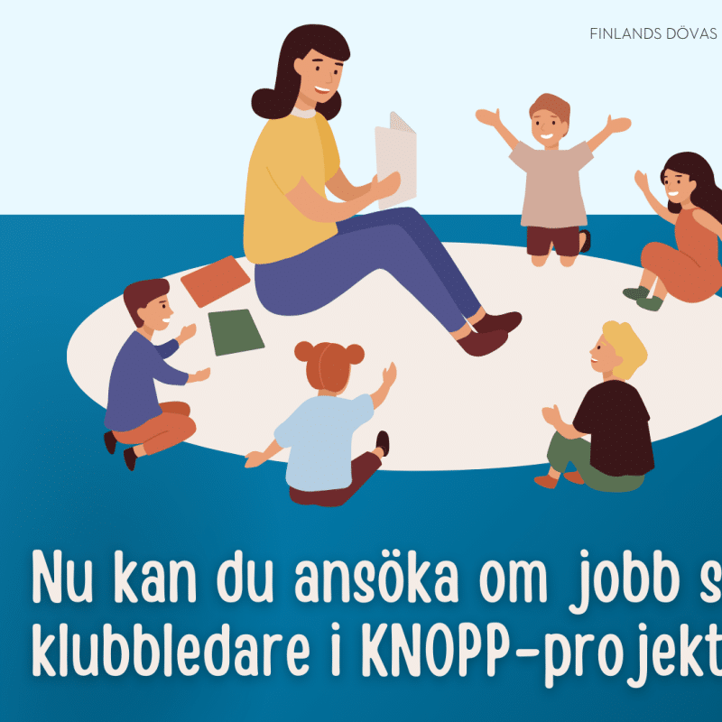 Nu kan du ansöka om jobb som klubbledare i KNOPP-projektet