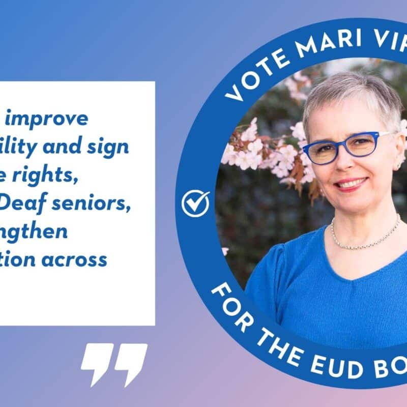 Vote Mari Virtanen for the EUD board 2026